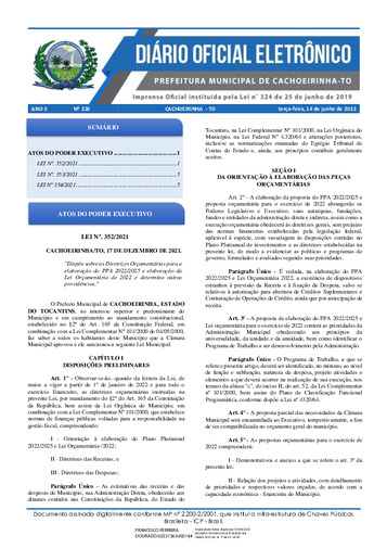 Diário Oficial - Edição 220